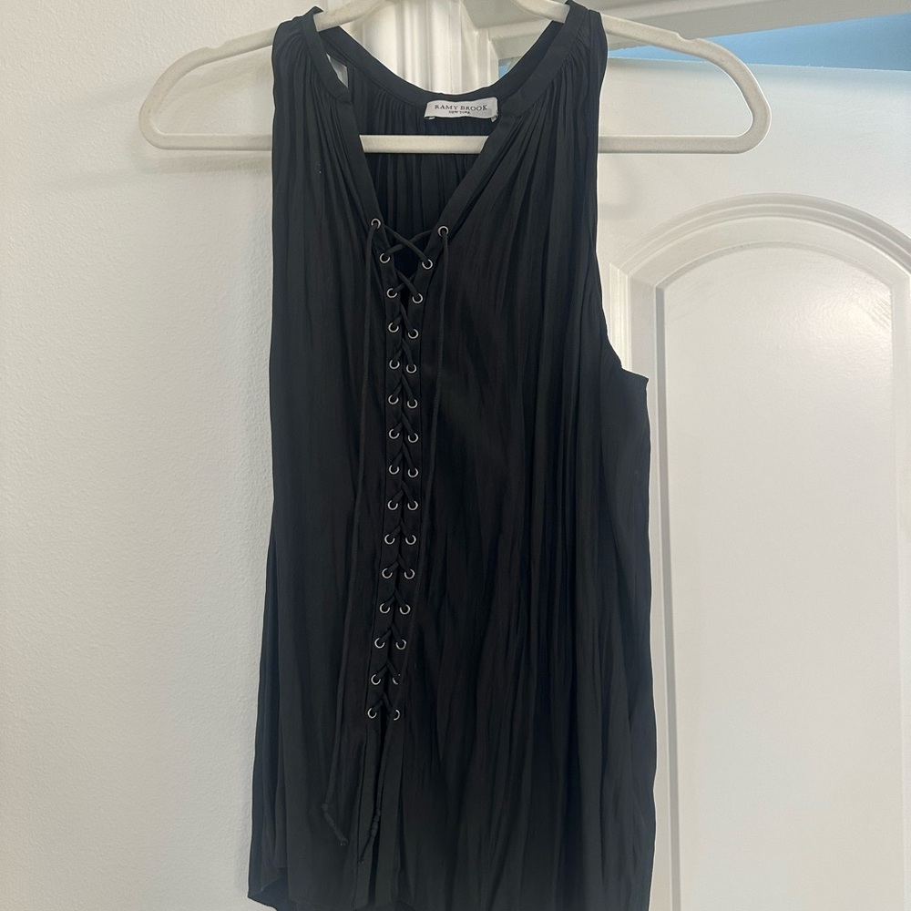 Ramy Brook Lace Up Top